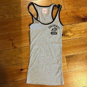 Victoria's Secret Pink University of Colorado Women’s tank! Go Buffs! small. EUC